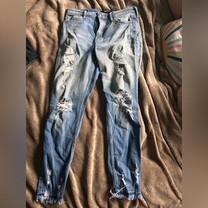 Ripped Hollister Jeans